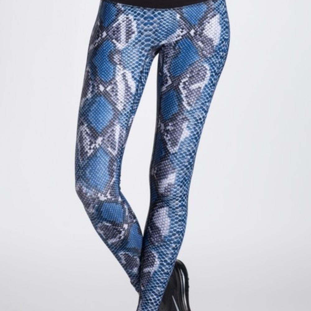 Blue Python Activewear Leggings - image 2